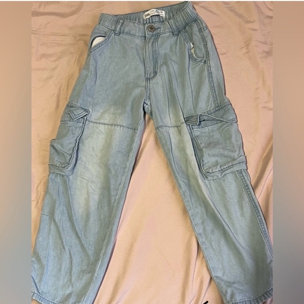 Wide leg jeans